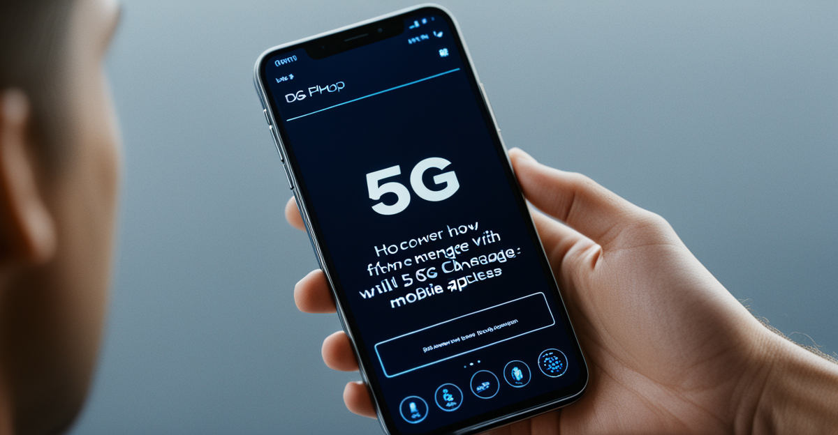 Descubra como a tecnologia 5g transformará a forma como interagimos com aplicativos móveis.